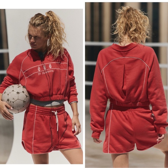 Free People Movement Seeing Double Set. Color Winterberry - Picture 1 of 16